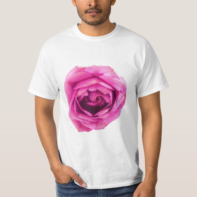 T-shirt Rose rose (Devant)