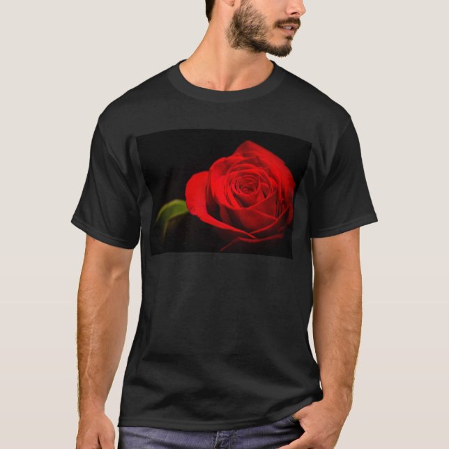 T-shirt Rose rouge (Devant)