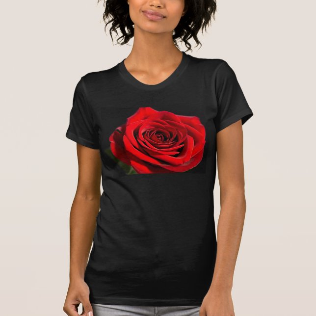 T-shirt Rose rouge (Devant)