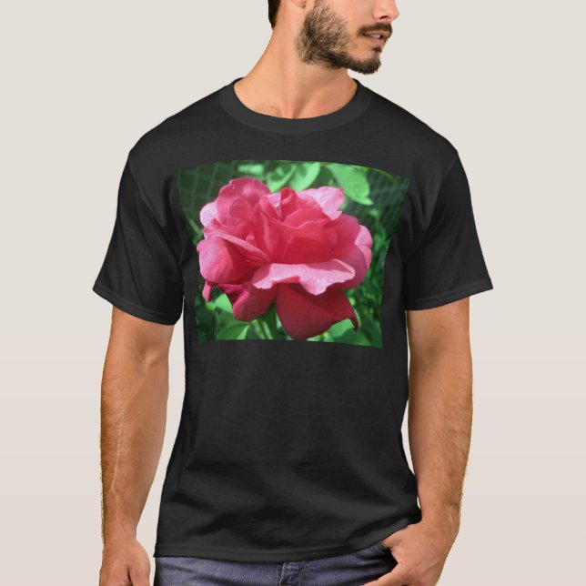 T-shirt Rose rouge (Devant)