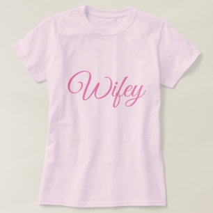 T-Shirt Rose Script Rose Wifey