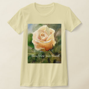 T-shirt Rose T Shirt Oeuvre originale de Kathleen Hutter
