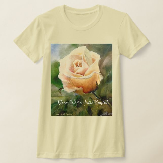 T-shirt Rose T Shirt Oeuvre originale de Kathleen Hutter (Poser)