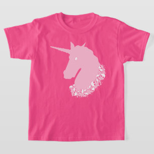 T-Shirt rose Zombie Unicorn