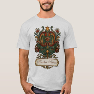 T-shirt Rosemaling norvégien intemporel : un hérit