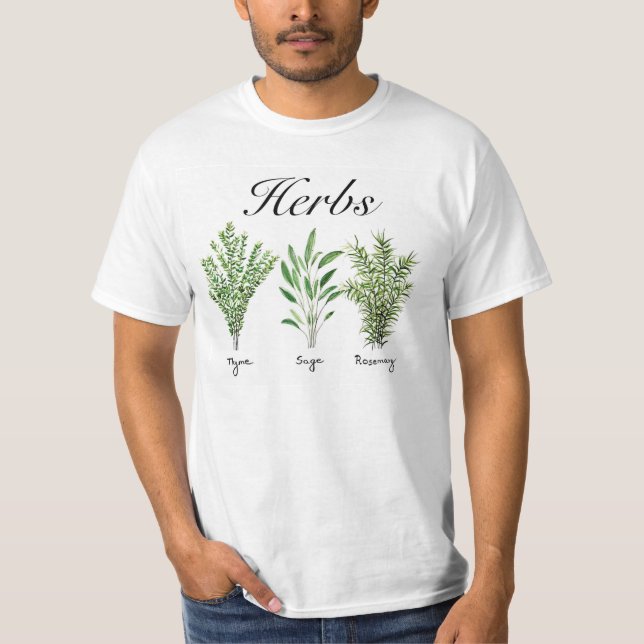 T-shirt Rosemary Herbes de Sage de thym Cuisine culinaire  (Devant)
