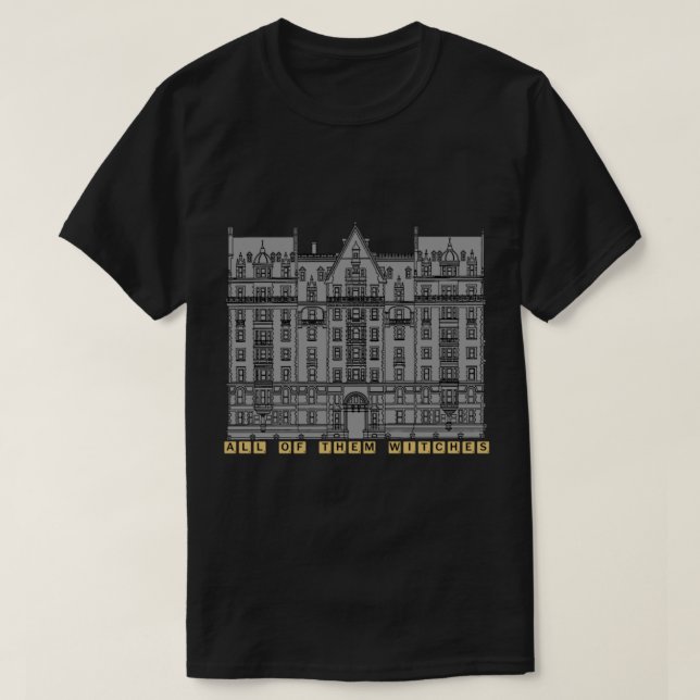 T-shirt Rosemary_s Baby - Dakota Building    (Design devant)