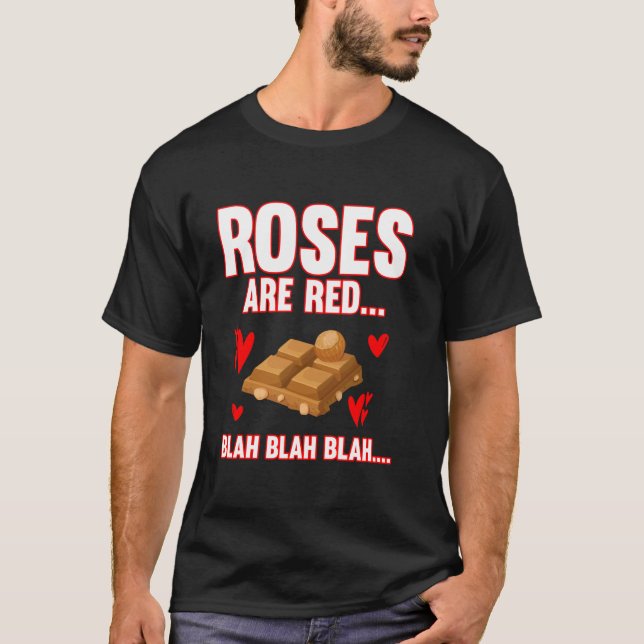 T-shirt Rosen sont rouges... Bla bla bla... Chat (Devant)
