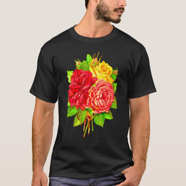 T-shirt Roses (Devant)