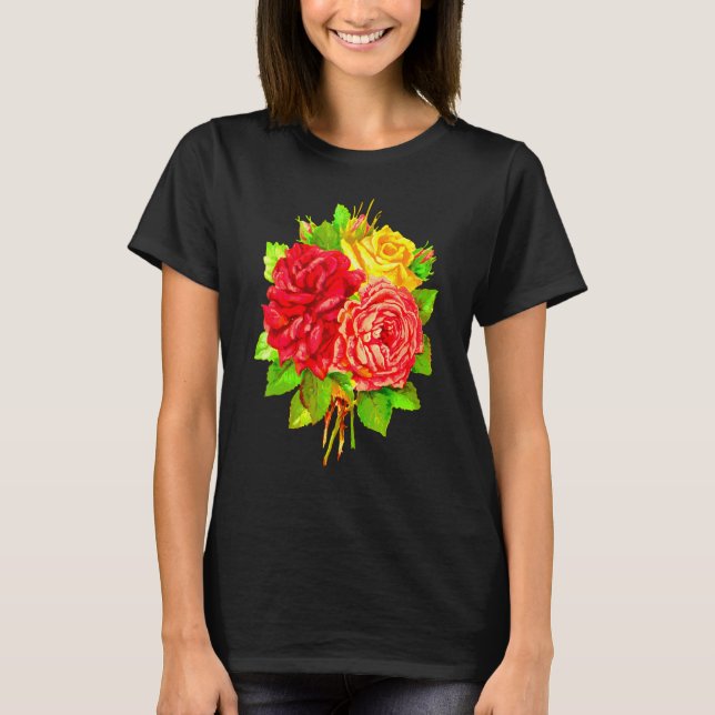 T-shirt Roses (Devant)