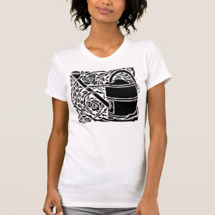 T-shirt Roses Art Nouveau et arrosoir