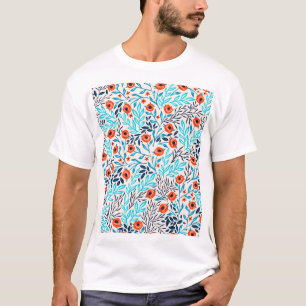 T-shirt Roses colorés Abstraits : Floral Vintage