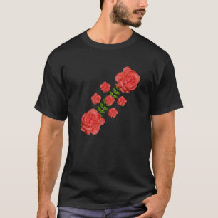 T-shirt roses de l'âme