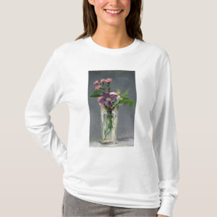 T-shirt Roses de Manet   et clématite dans un vase en