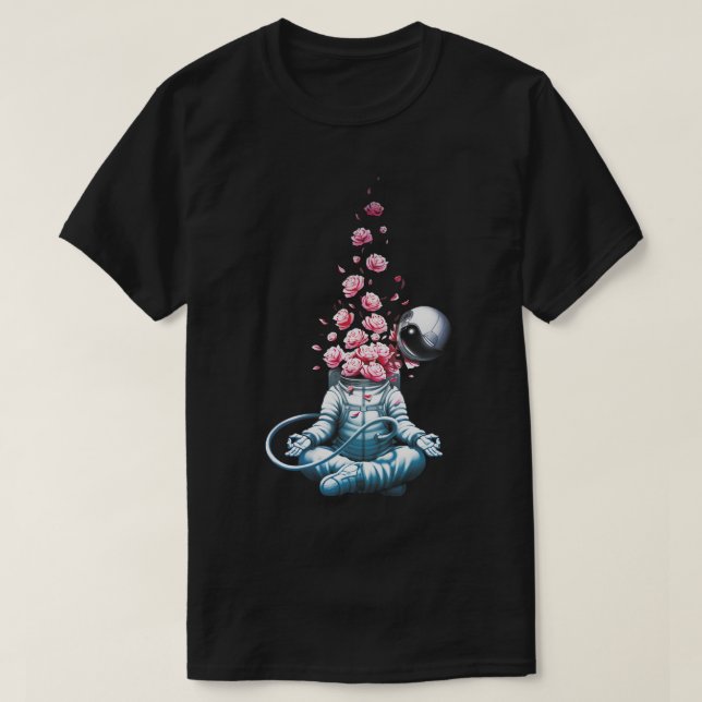 T-shirt Roses de méditation d'Astro (Design devant)