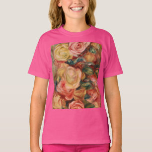 T-shirt Roses de Renoir Impressionist Painting
