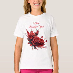 T-shirt Roses en fleur - Anniversaire élégant