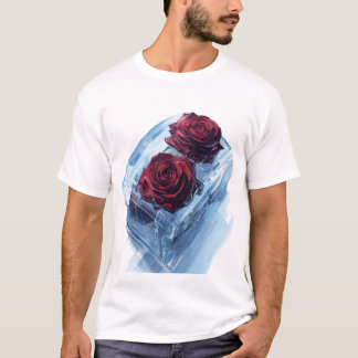 T-shirt Roses gelées