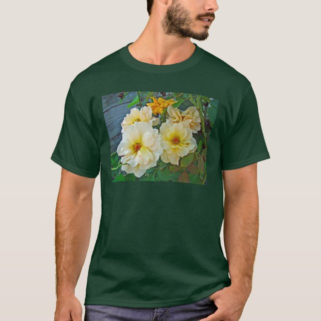 T-shirt Roses jaunes (Devant)
