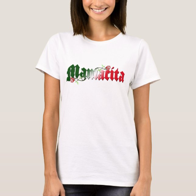 T-shirt Roses Mamacita (Devant)