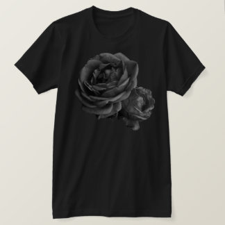 T-shirt Roses noires gothiques