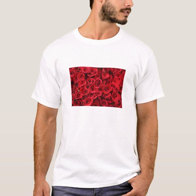 T-shirt Roses rouges (Devant)