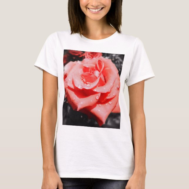 T-shirt Roses vintages (Devant)