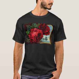 T-shirt Roses vintages et voilier