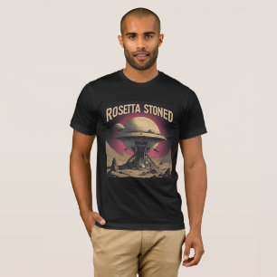 T-shirt Rosetta Stoned - Retro Sci-Fi Comic Art