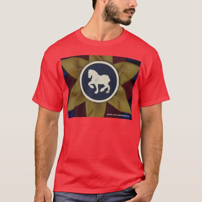 T-shirt Rosette de cheval de trait (Devant)