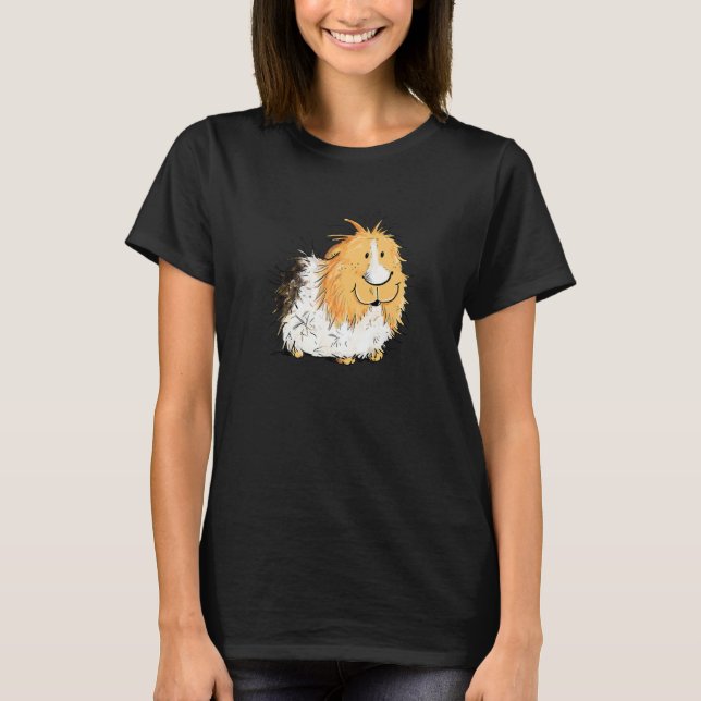 T-shirt Rosette Guinea Pig I Pet  Guinea Pig (Devant)