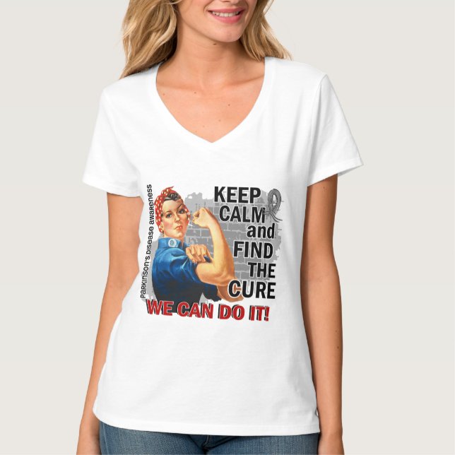 T-shirt Rosie gardent Parkinsons calme (Devant)