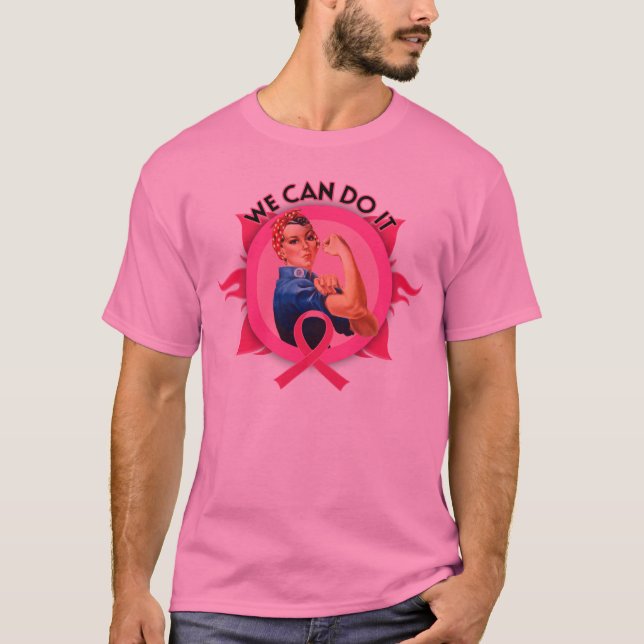T-shirt Rosie le cancer du sein de riveur (Devant)