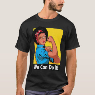 T-shirt Rosie Le Riveter Nous Pouvons Le Faire Afric Afric