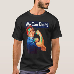 T-shirt Rosie Le Riveter Nous Pouvons Le Faire Feminist Re