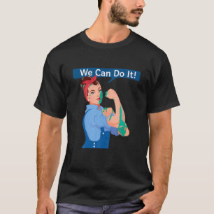 T-shirt Rosie Le Riveter On peut le faire Femmes Feministe