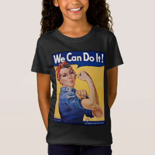 T-Shirt Rosie le Riveter : Une femme forte pour l'autonomi