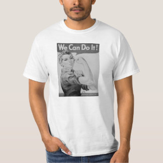 T-shirt Rosie le rivoir B/W, effort vintage T de guerre de