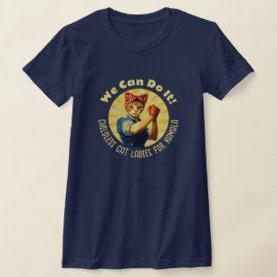 T-shirt Rosie Les Dames De Chat Riveter Pour Kamala Harris
