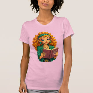 T-Shirt Rosie Max Cartoon Girl – Joli Orange Boucl