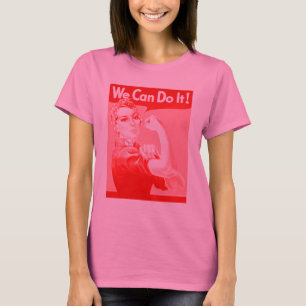 T-shirt Rosie rose le rivoir "nous pouvons le faire !"