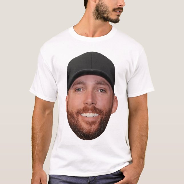T-shirt Ross Chastain Beard Big Head - NASCAR Fan Meme (Devant)