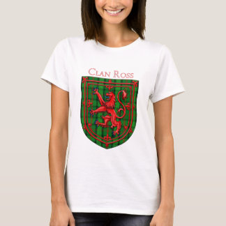 T-shirt Ross Tartan Scottish Plaid Lion Rampant