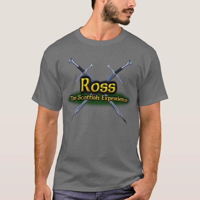 T-shirt Ross The Scottish Experience Clan (Devant)