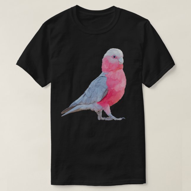 T-shirt Rosse australienne et Grey Galah Strutting his stu (Design devant)