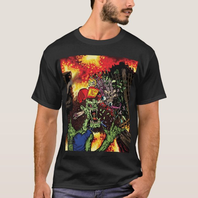 T-shirt Rossée comme un fou - couvrez l'art de logo (Devant)