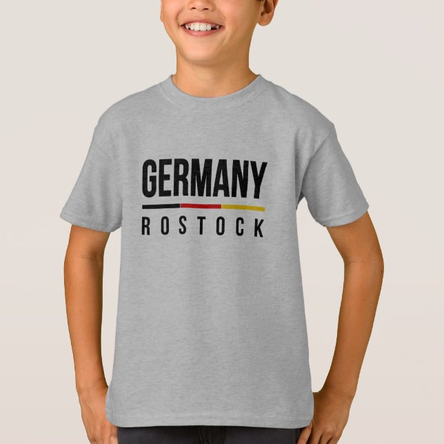 T-shirt Rostock Allemagne (Devant)