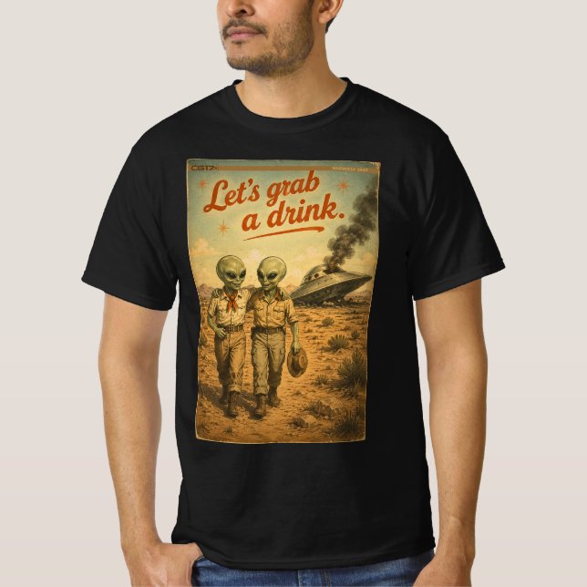 T-shirt Roswell 40-50s (Devant)
