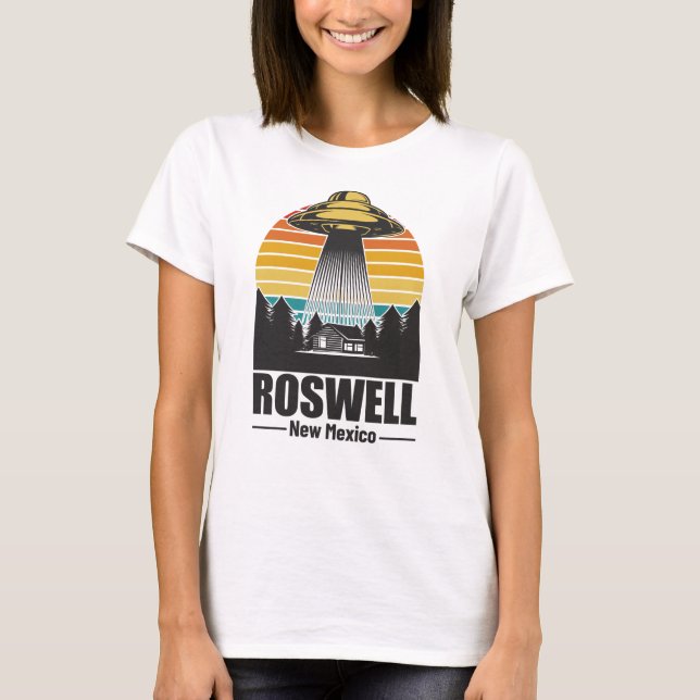 T-shirt Roswell New Mexico Funny Alien UFO Gift (Devant)
