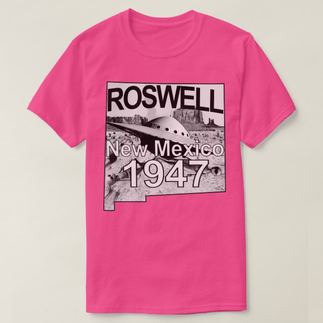 T-shirt Roswell Nouveau-Mexique 1947 s (Design devant)
